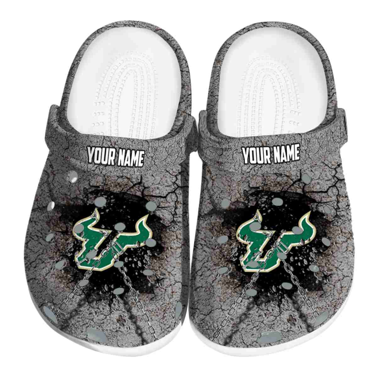 South Florida Bulls NCAA Sport Crocs Crocband Clogs Shoes Comfortable For Men Women and Kids