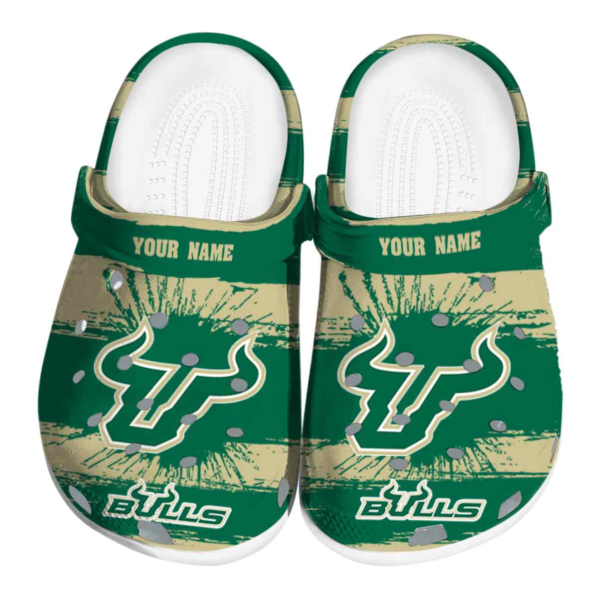 South Florida Bulls NCAA Sport Crocs Crocband Clogs Shoes Comfortable For Men Women and Kids