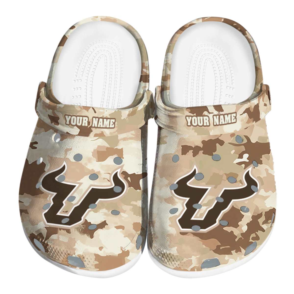 South Florida Bulls NCAA Sport Crocs Crocband Clogs Shoes Comfortable For Men Women and Kids