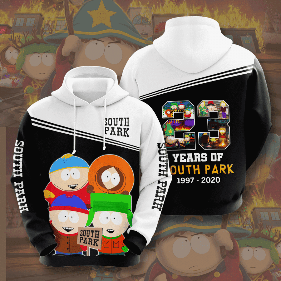 South Park 3D All Over Print Hoodie, Zip Hoodie