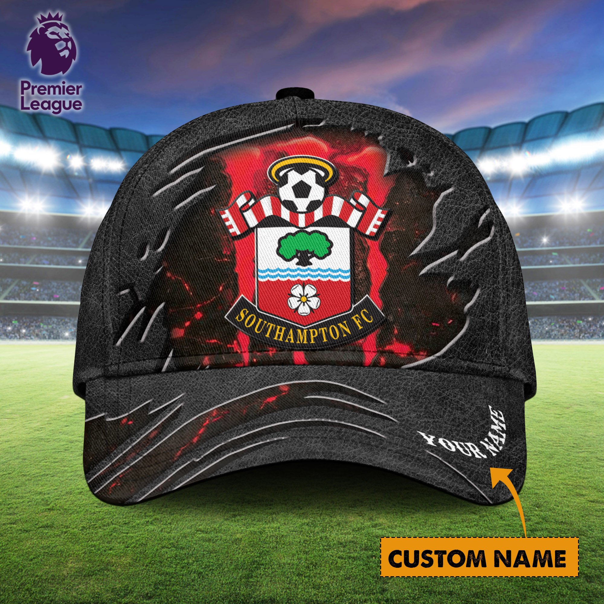Southampton EPL Personalized Classic Cap For Fans  Trucker Hats Custom Hats Gifts For Men & Women