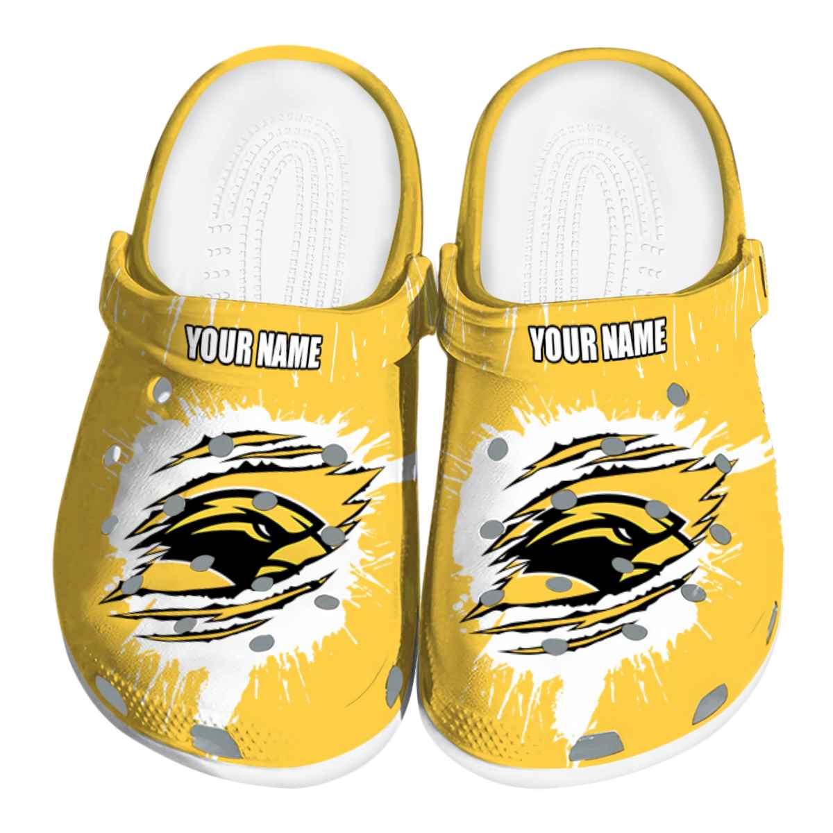 Southern Miss Golden Eagles NCAA Sport Crocs Crocband Clogs Shoes Comfortable For Men Women and Kids