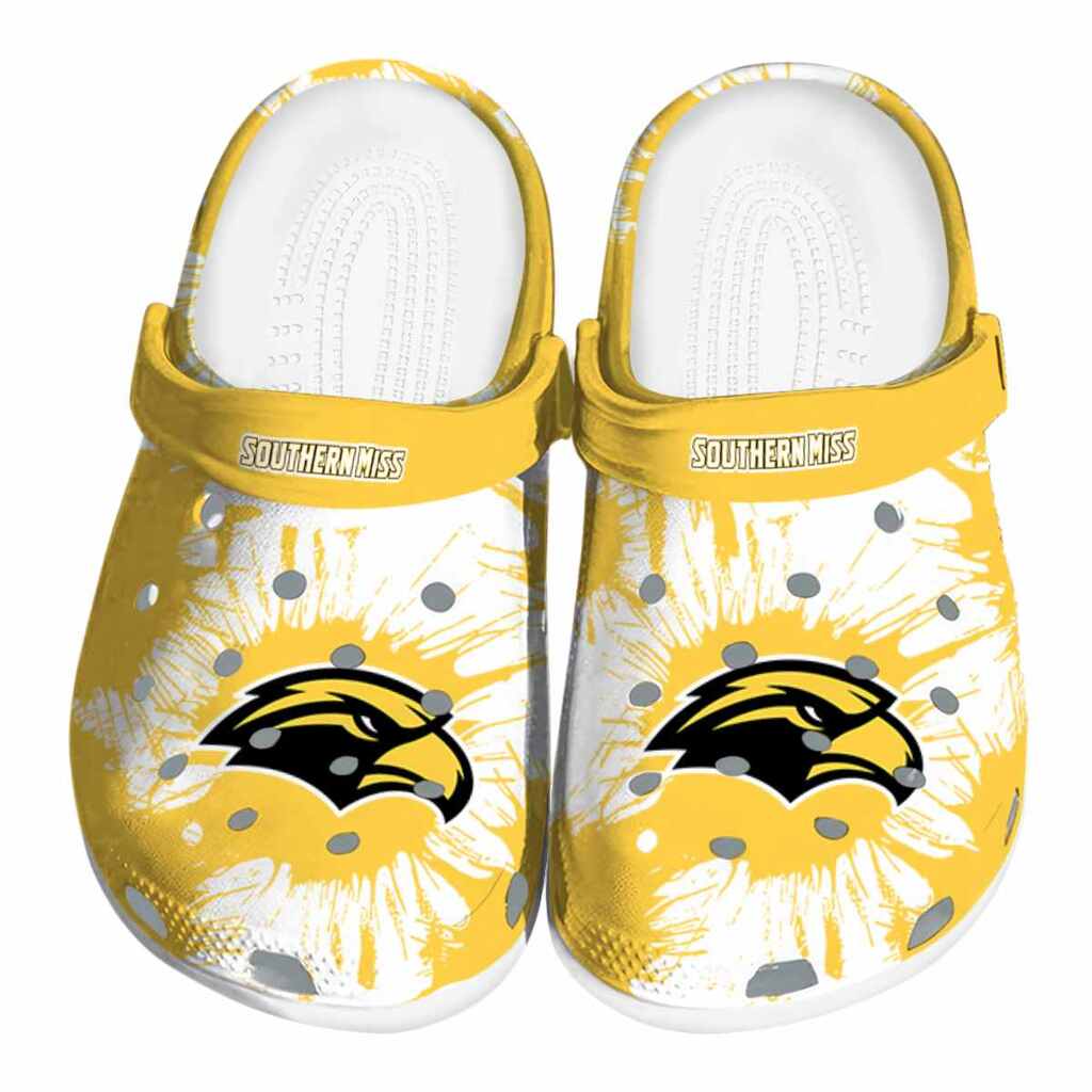 Southern Miss Golden Eagles Splatter Graphics ClogTVC1801714