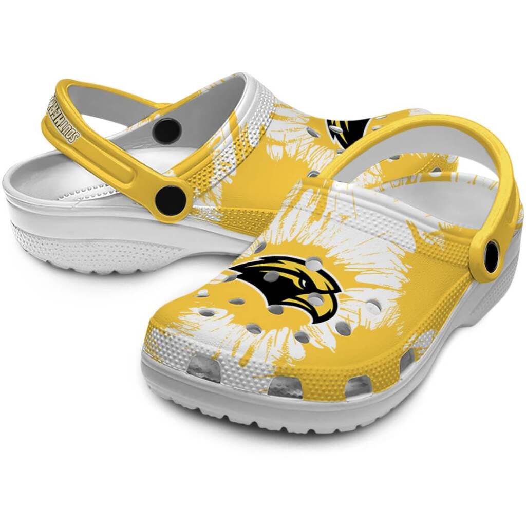 Southern Miss Golden Eagles Splatter Graphics ClogTVC1801714 - Image 3