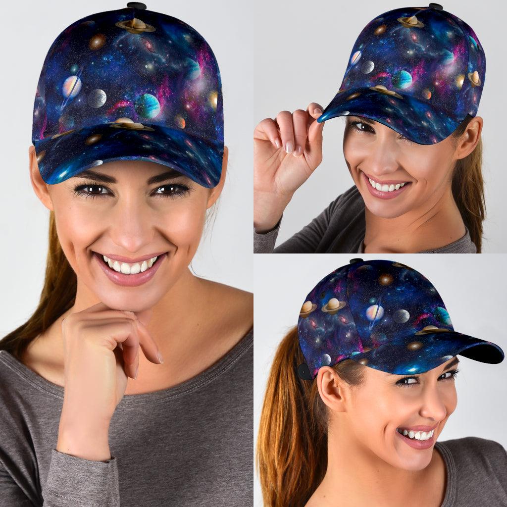 Space Classic Cap Trucker Hats Custom Hats Gifts For Men & Women