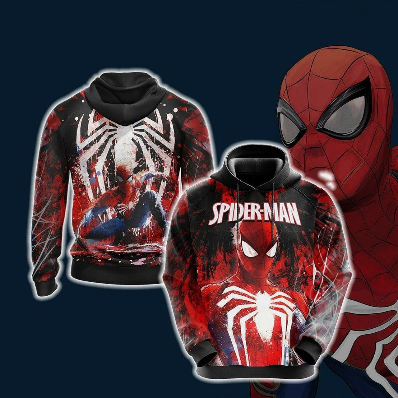 Spider-Man 3D All Over Print Hoodie, Zip Hoodie