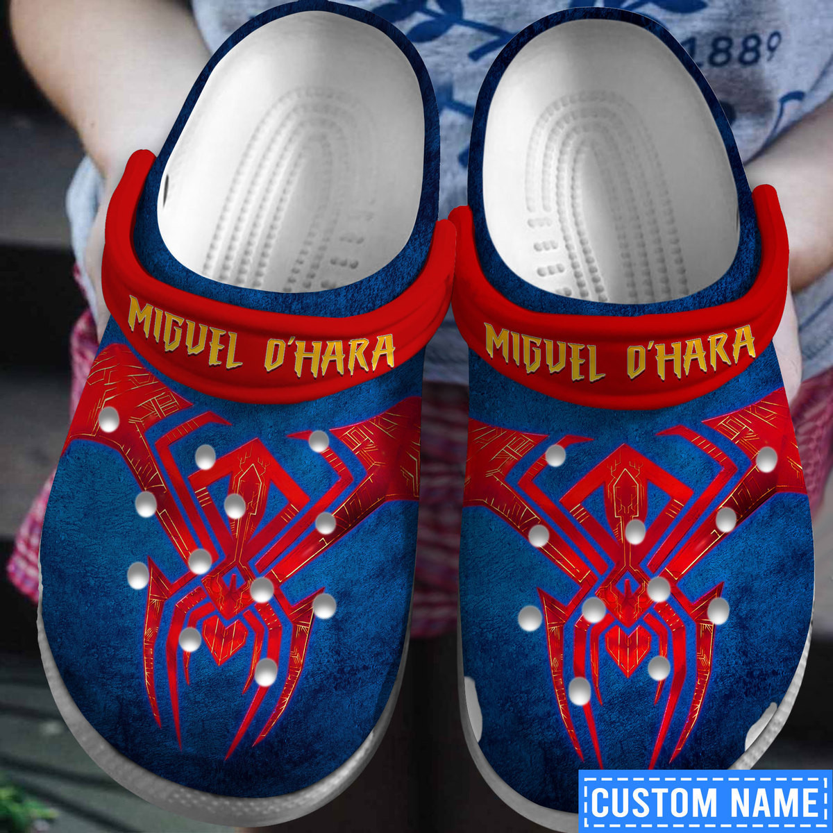 Spider Man Across The Spider Verse Cartoon Crocs Crocband Clogs Shoes Comfortable For Men Women and Kids