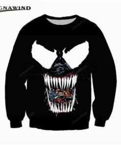 Spider-Man Character Venom Ugly Christmas Sweater Adult 3D Funny Matching for family