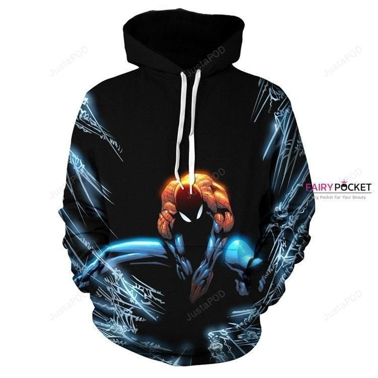 Spider-Man Into the Spider-Verse Miles Morales 3D All Over Print Hoodie, Zip Hoodie