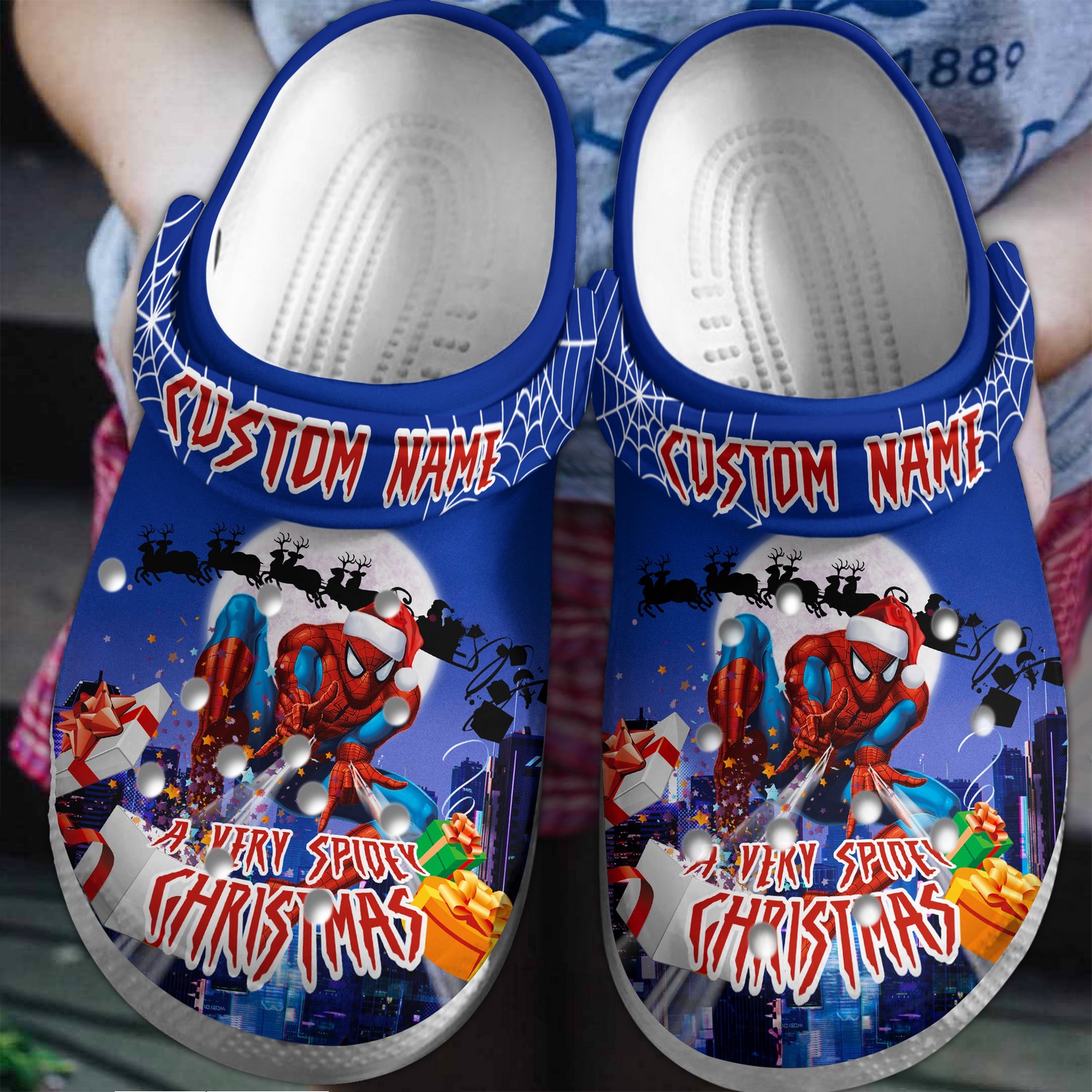 Spider Man Movie Crocs Crocband Clogs Shoes Comfortable For Men Women and Kids