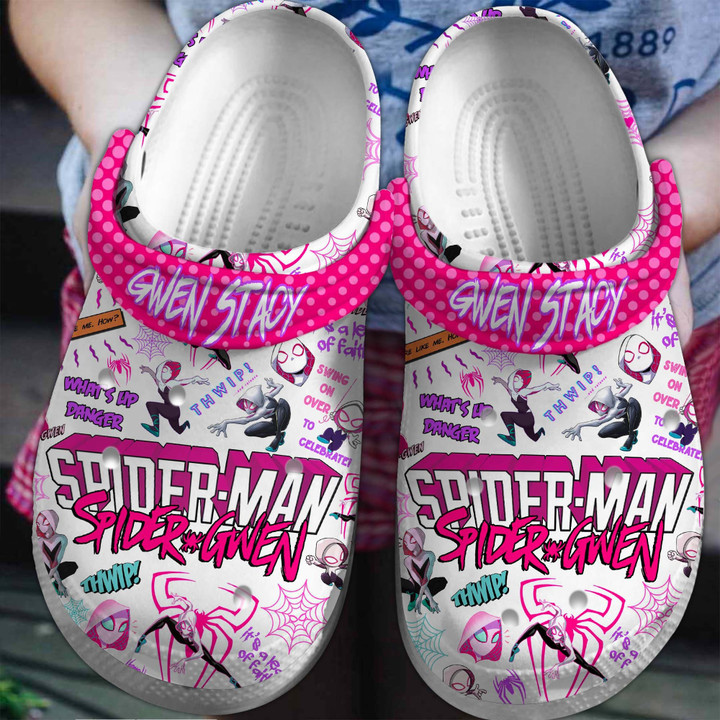 Spider Man Movie Crocs Crocband Clogs Shoes Comfortable For Men Women and Kids