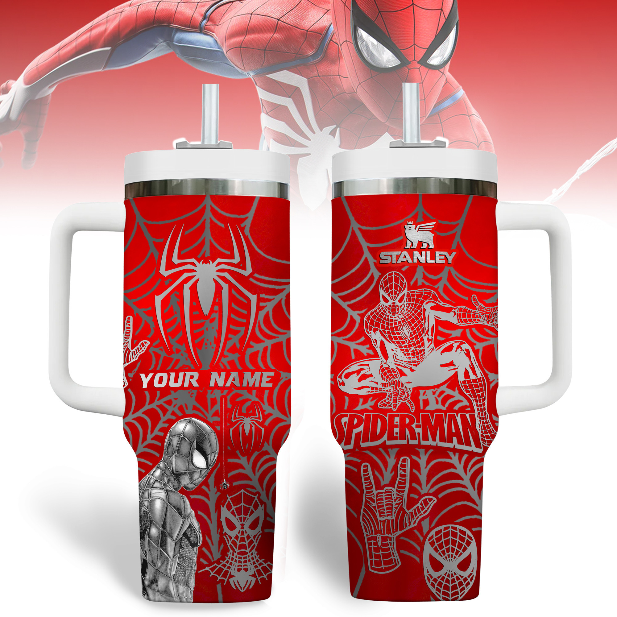 Spider Man Movies Custom Stanley Cup 40 oz 30 oz Tumbler With HandleTVC2301336