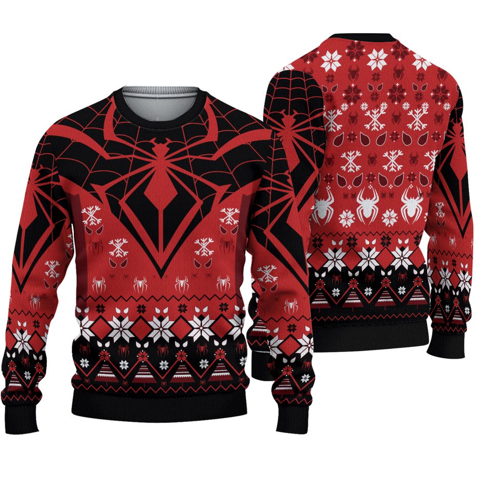 Spider-Mans Ugly Knitted Christmas Sweater