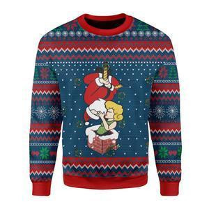Spider Santa Claus Ugly Christmas Sweater Adult 3D Funny Matching for family