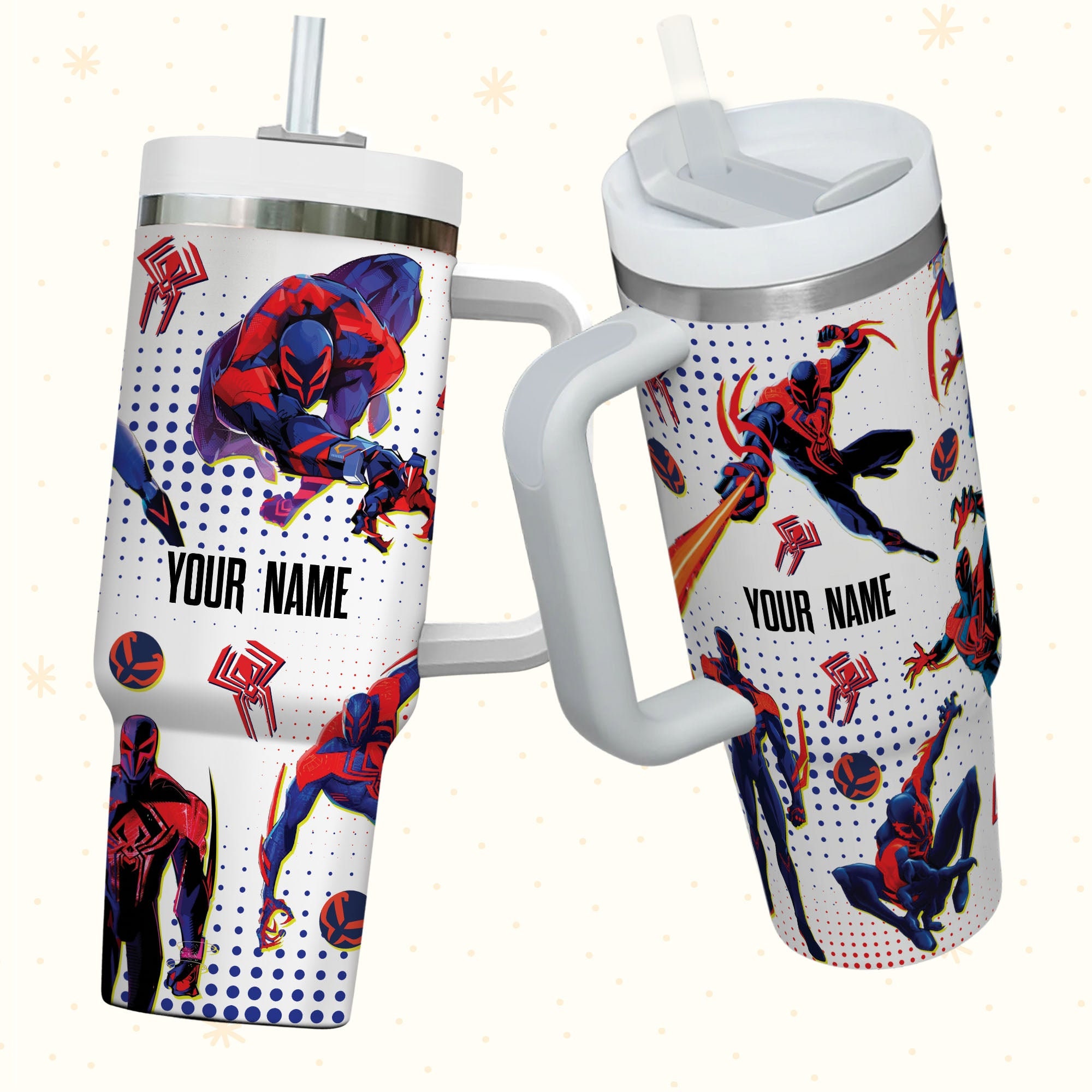 Spiderman 2099 Marvel Cartoon Custom Stanley Cup 40 oz 30 oz Tumbler With HandleTVC2301976 - Image 3
