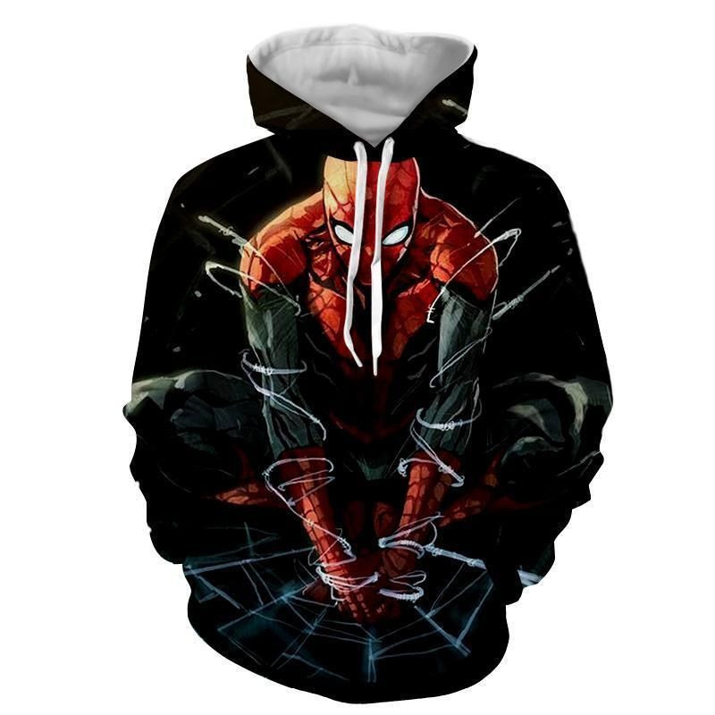 Spiderman 3D All Over Print Hoodie, Zip Hoodie