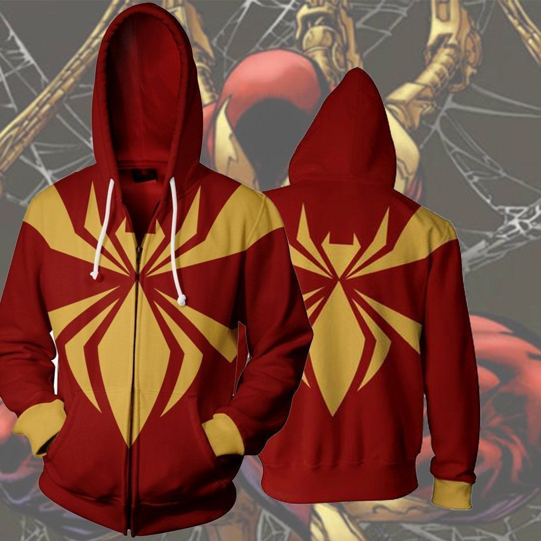 Spiderman 3D All Over Print Hoodie, Zip Hoodie