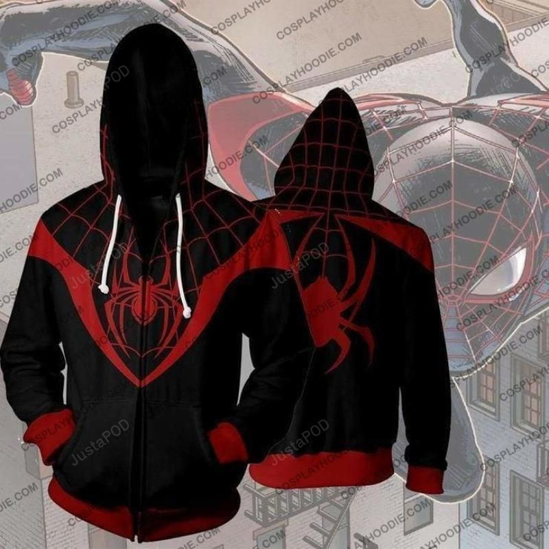 Spiderman 3D All Over Print Hoodie, Zip Hoodie