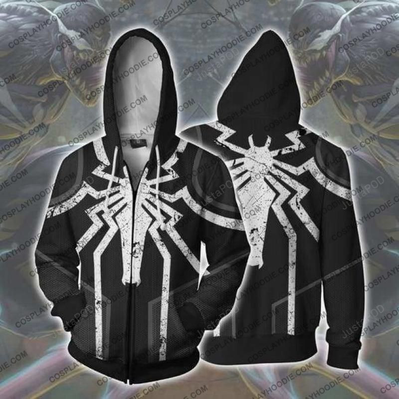 Spiderman Agent Venom V2 3D All Over Print Hoodie, Zip Hoodie