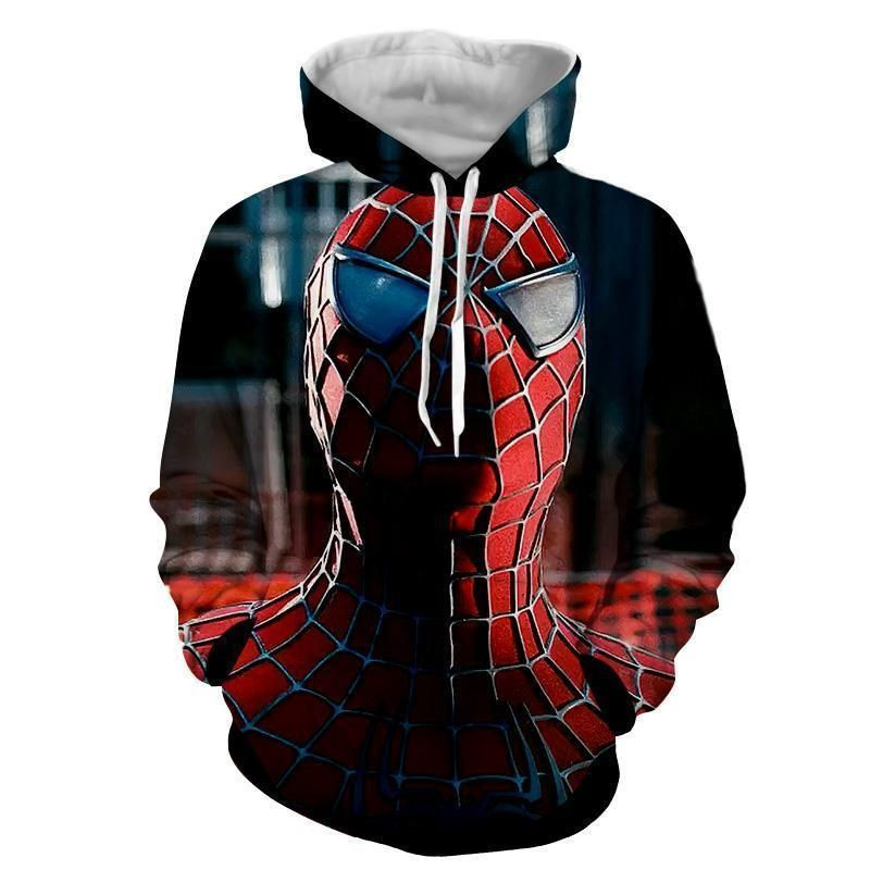 Spiderman Pose 3D All Over Print Hoodie, Zip Hoodie