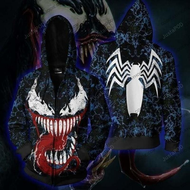 Spiderman Venom vs. Carnage 3D All Over Print Hoodie, Zip Hoodie