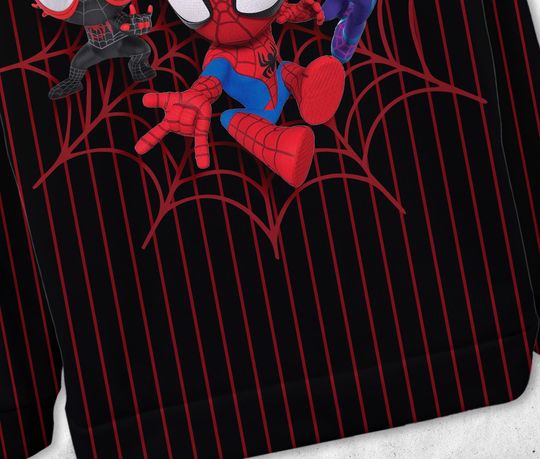 Spidey And His Amazing Friends Funny Sweatshirts Cartoon Sweatshirts Spider Sweatshirt Gift - Image 20