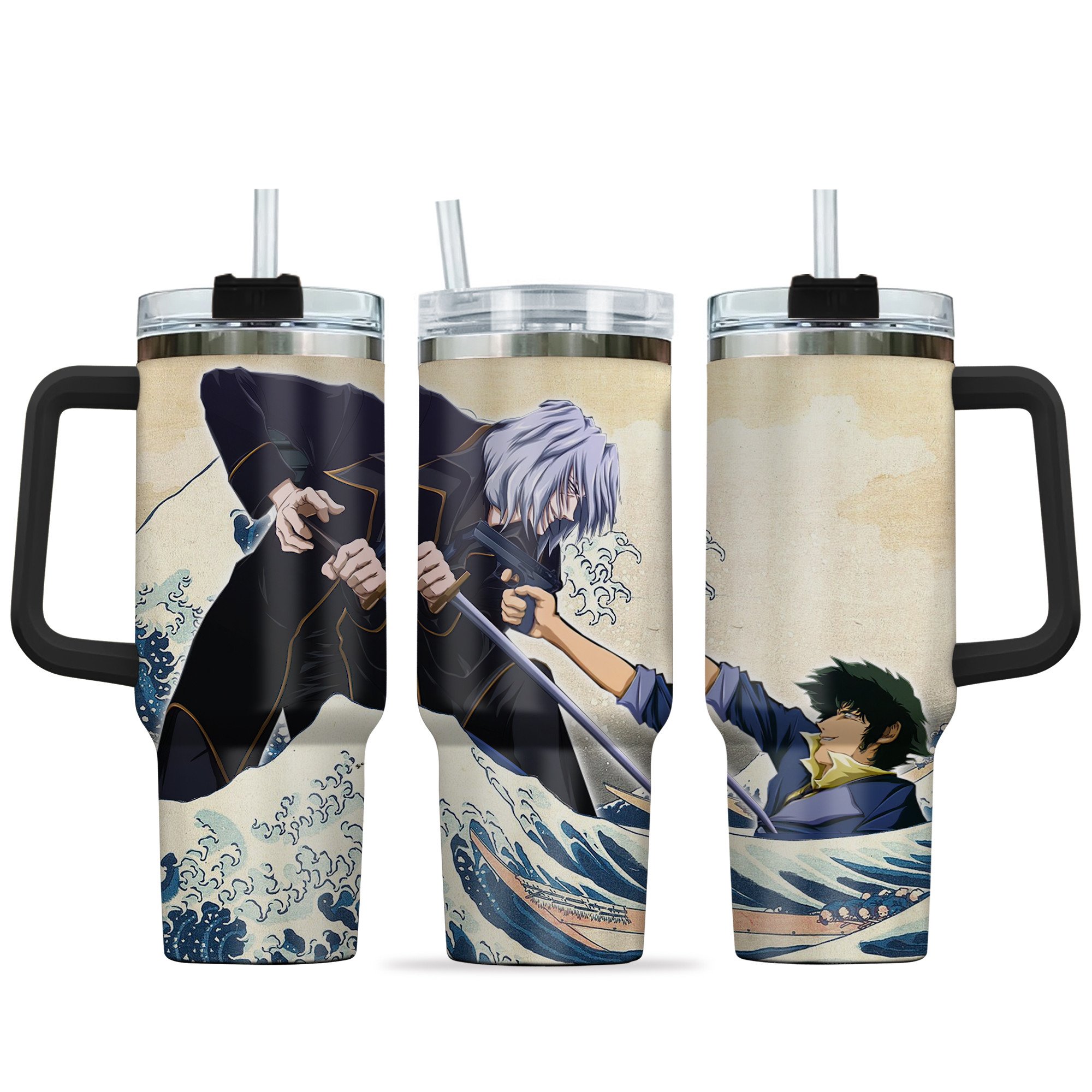 Spike x Vicious Anime Custom Stanley Cup 40 oz 30 oz Tumbler With HandleTVC2301147