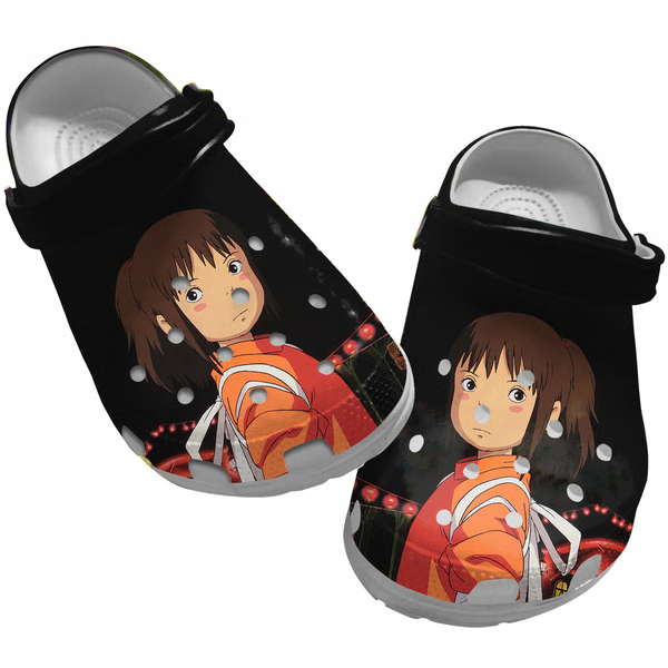 Spirited Away Anime Movie Crocs Crocband Clogs Shoes Comfortable For Men Women and Kids