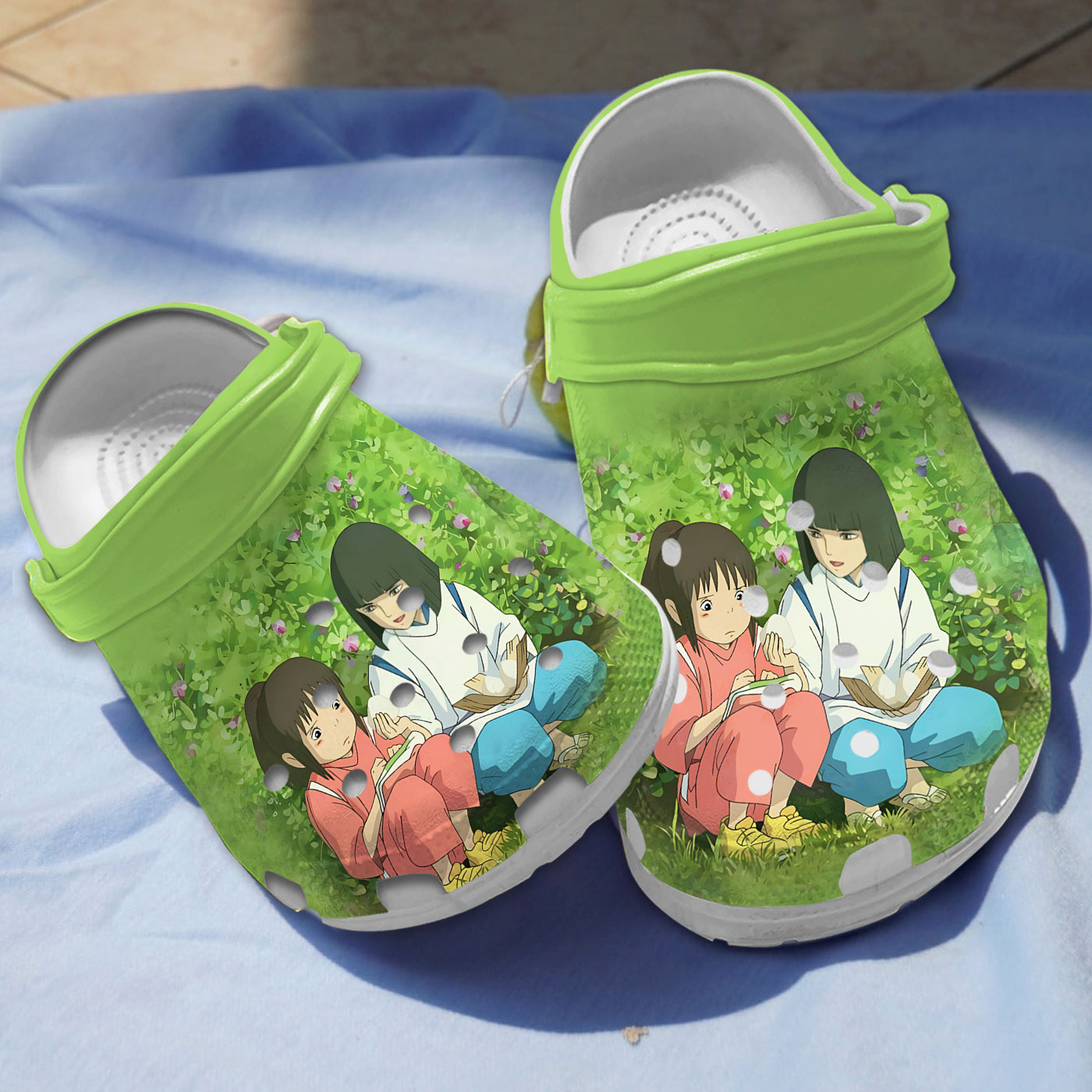 Spirited Away Anime Movie Crocs Crocband Clogs Shoes Comfortable For Men Women and Kids