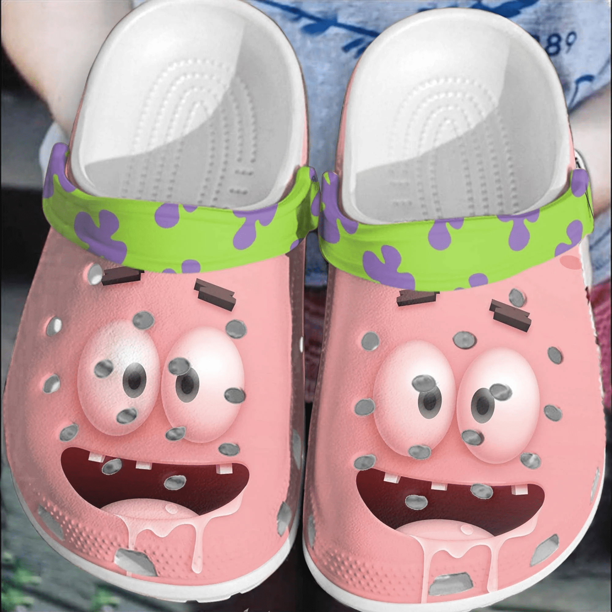 Sponge and Starfish shoes Crocs Crocband Clogs Shoes For Men Women