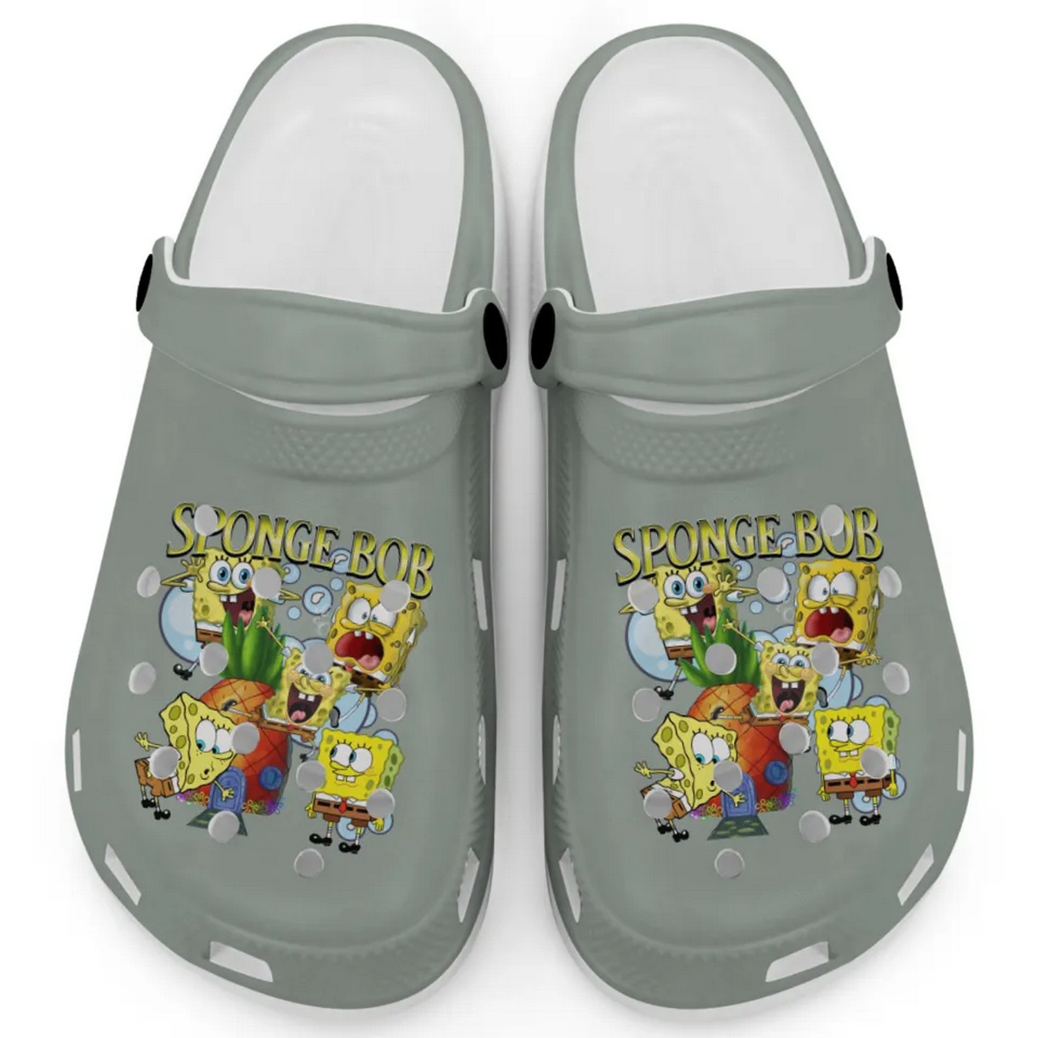Spongebob Squarepants Cartoon Bay Crocs Crocband Clogs Shoes Comfortable For Men Women and Kids