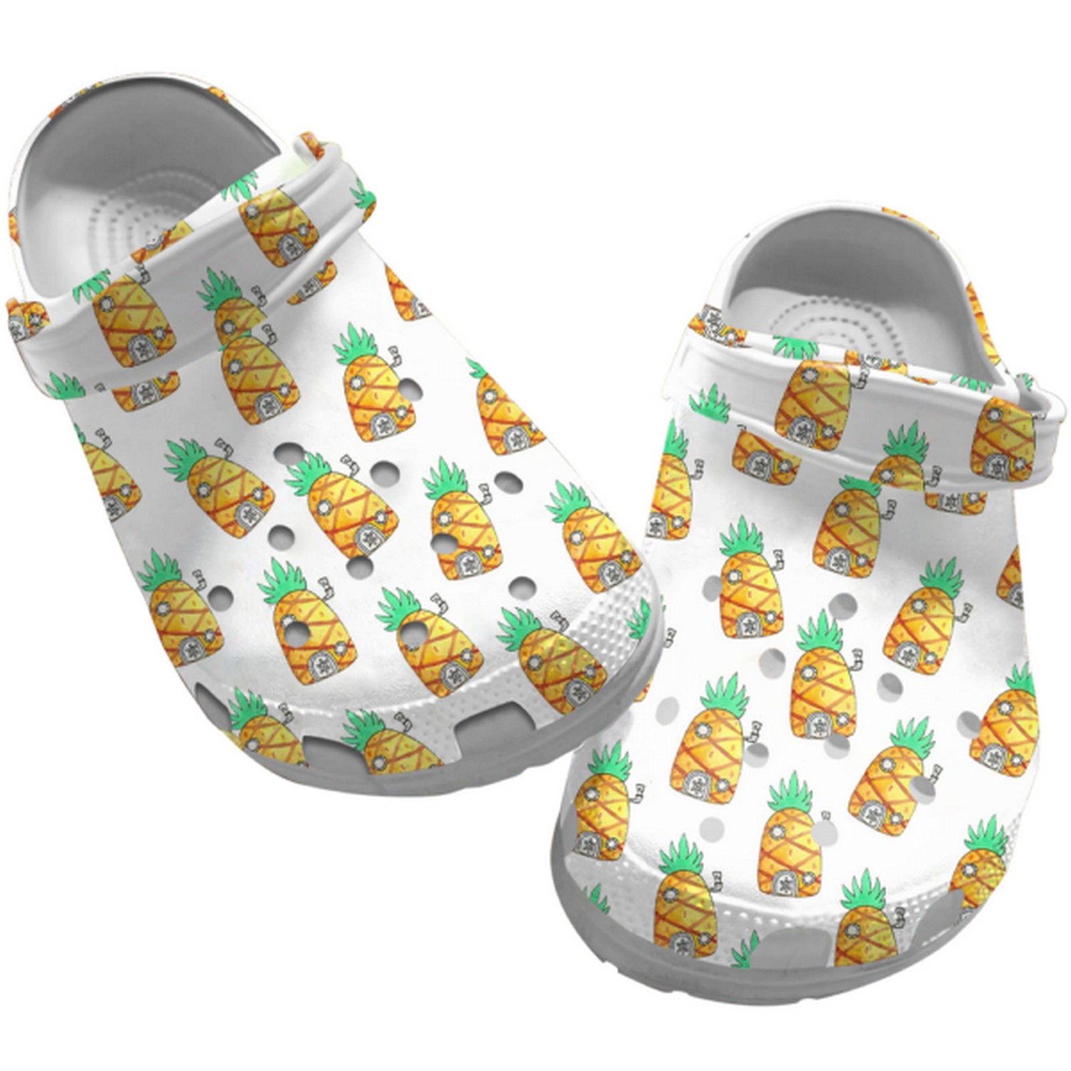 Spongebob Squarepants Cartoon Crocs Crocband Clogs Shoes Comfortable For Men Women and Kids