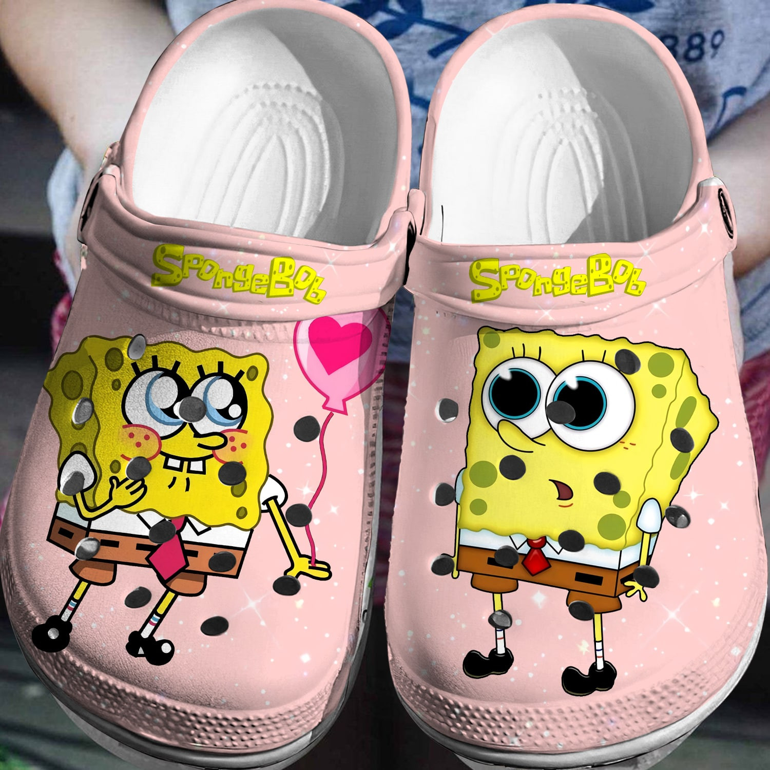 Spongebob Squarepants Cartoon Crocs Crocband Clogs Shoes Comfortable For Men Women and Kids