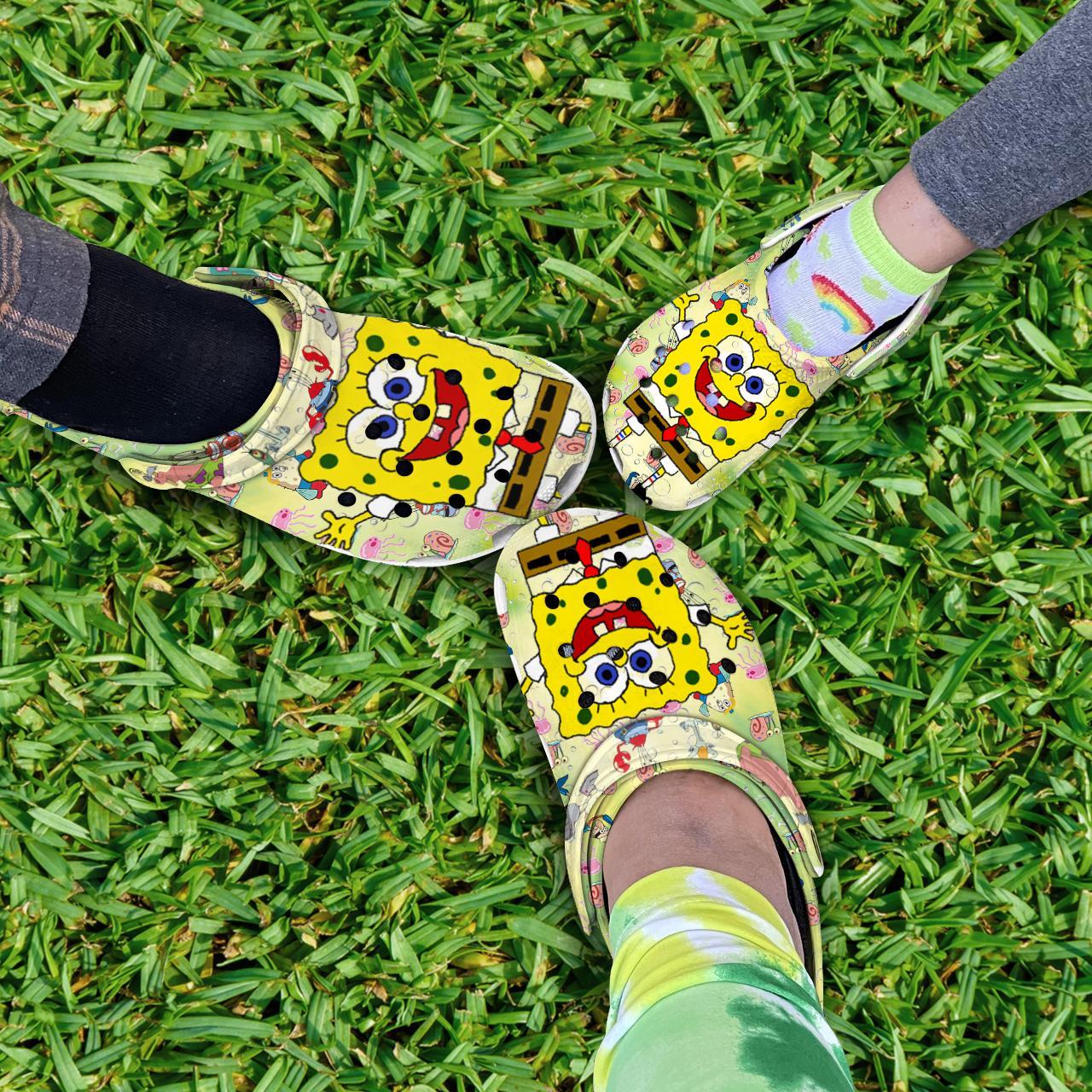 Spongebob Squarepants Cartoon Crocs Crocband Clogs Shoes Comfortable For Men Women and Kids - Image 7