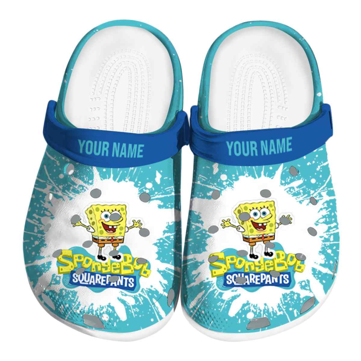 Spongebob Squarepants Cartoon Crocs Crocband Clogs Shoes Comfortable For Men Women and Kids