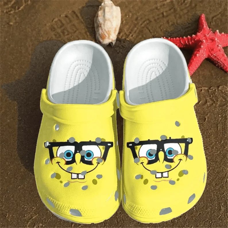 Spongebob Squarepants Cartoon Crocs Crocband Clogs Shoes Comfortable For Men Women and Kids