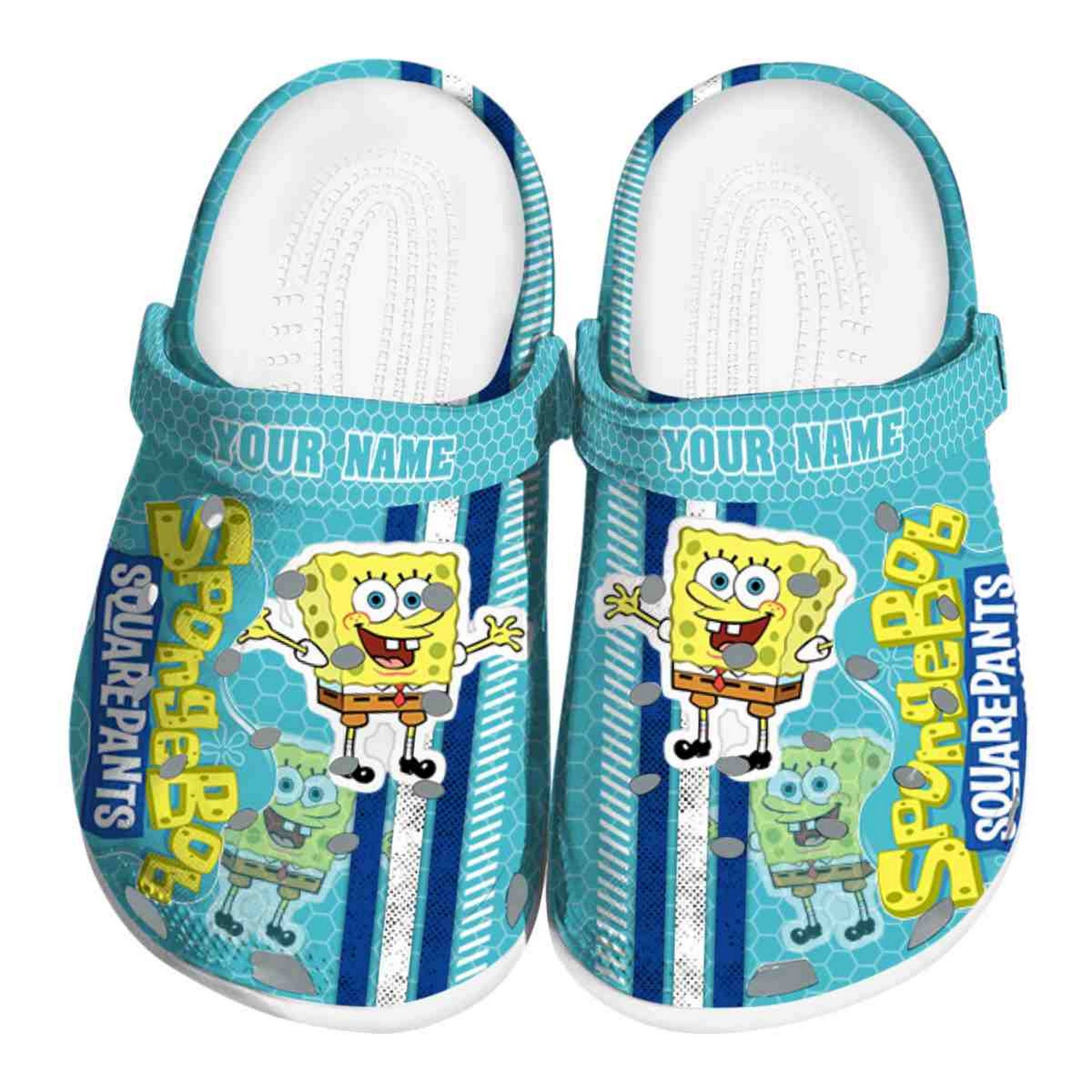 Spongebob Squarepants Cartoon Crocs Crocband Clogs Shoes Comfortable For Men Women and Kids