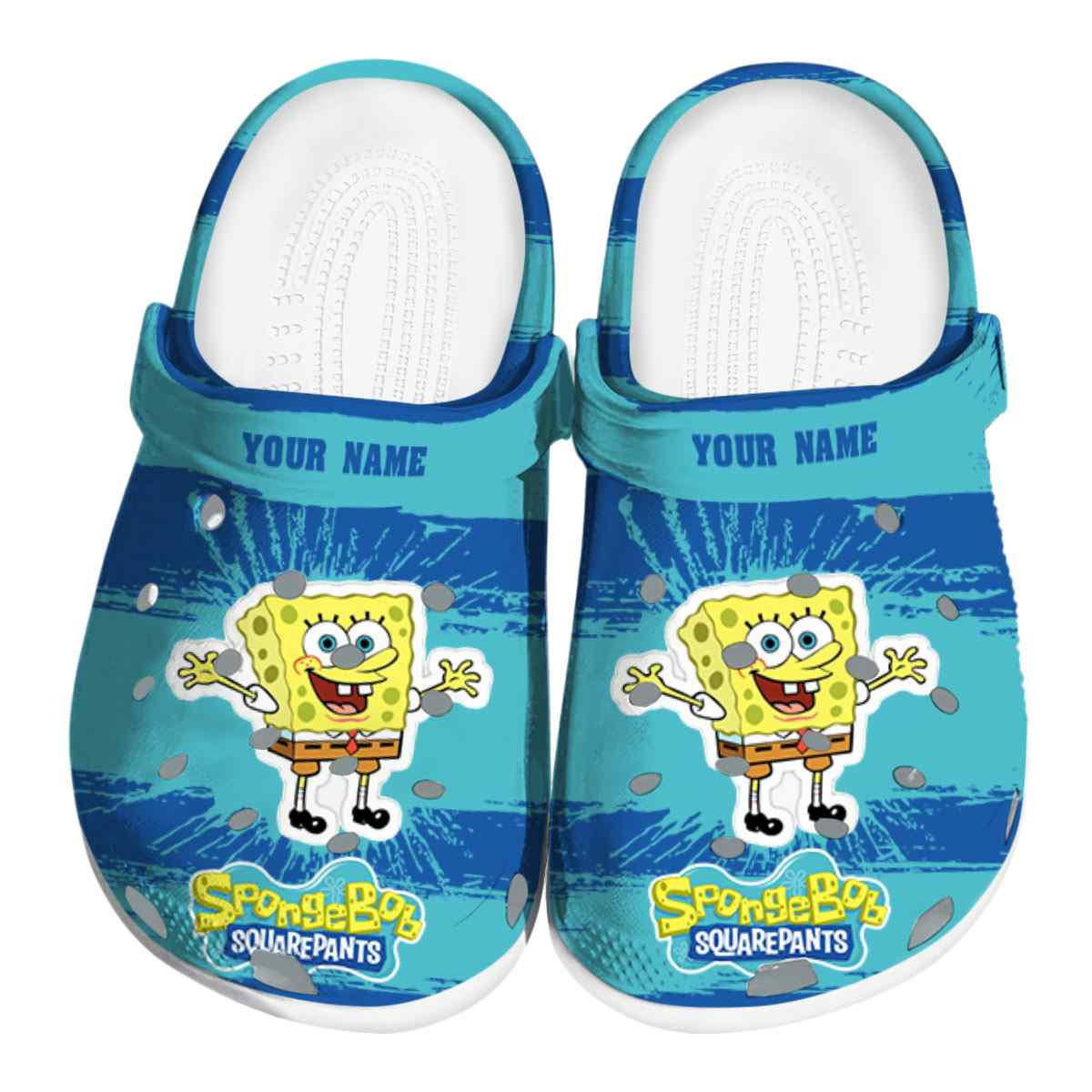 Spongebob Squarepants Cartoon Crocs Crocband Clogs Shoes Comfortable For Men Women and Kids