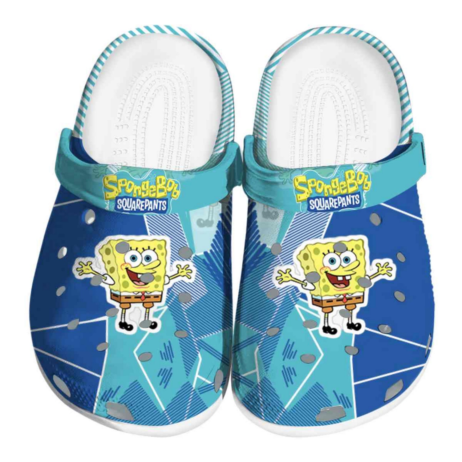Spongebob Squarepants Cartoon Crocs Crocband Clogs Shoes Comfortable For Men Women and Kids