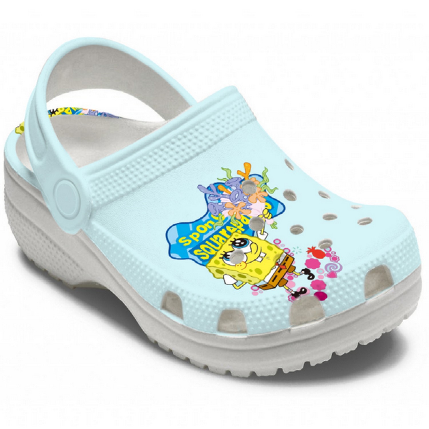 Spongebob Squarepants Cartoon Crocs Crocband Clogs Shoes Comfortable For Men Women and Kids