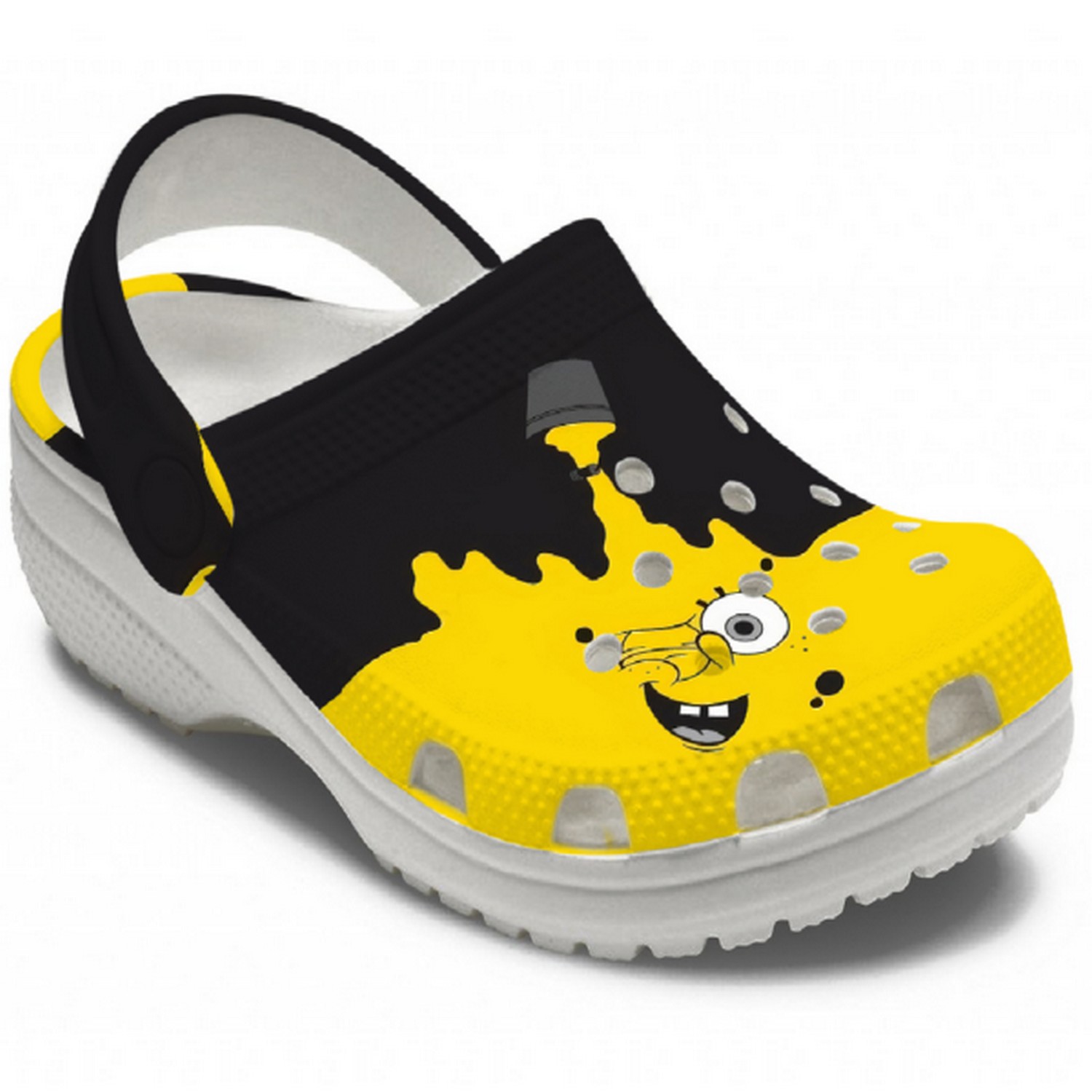 Spongebob Squarepants Cartoon Crocs Crocband Clogs Shoes Comfortable For Men Women and Kids