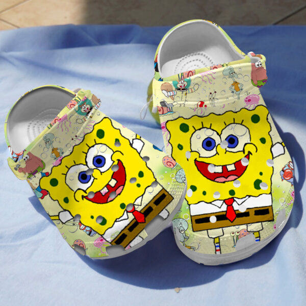 Spongebob Squarepants Cartoon Crocs Crocband Clogs Shoes Comfortable For Men Women and Kids - Image 10