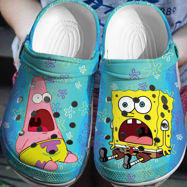 Spongebob Squarepants Cartoon Crocs Crocband Clogs Shoes Comfortable For Men Women and Kids - Image 2