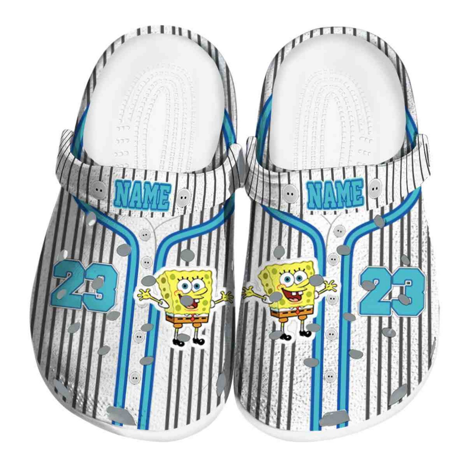 Spongebob Squarepants Cartoon Crocs Crocband Clogs Shoes Comfortable For Men Women and Kids