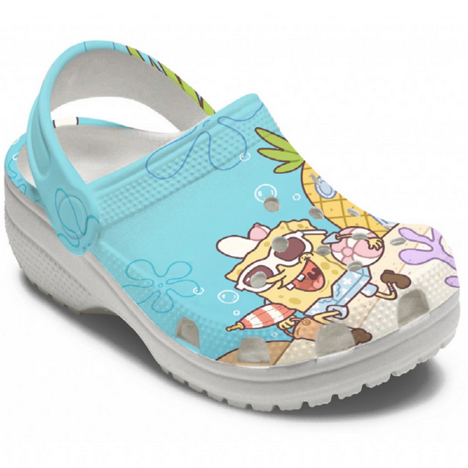 Spongebob Squarepants Cartoon Crocs Crocband Clogs Shoes Comfortable For Men Women and Kids
