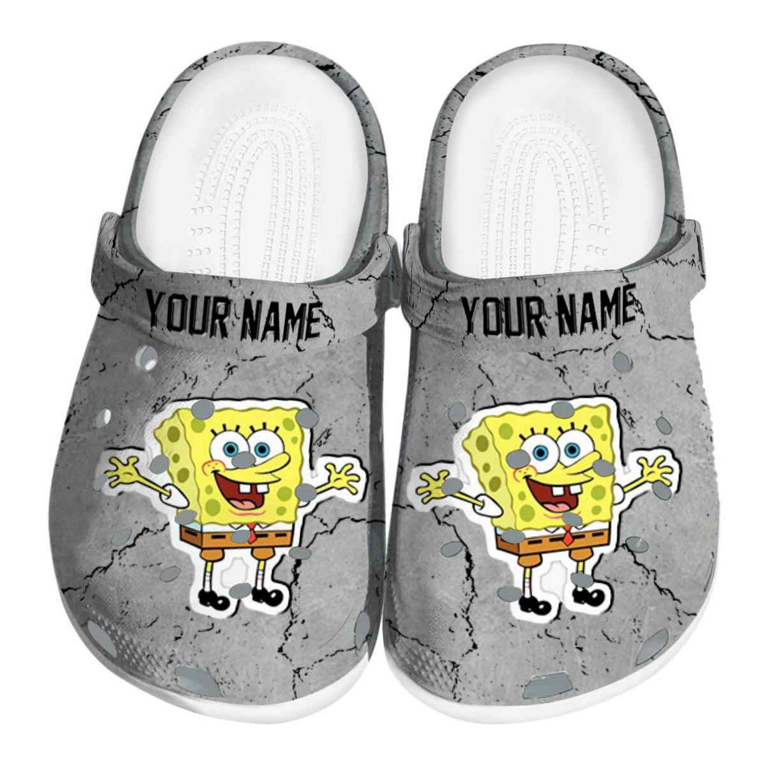 Spongebob Squarepants Cartoon Crocs Crocband Clogs Shoes Comfortable For Men Women and Kids