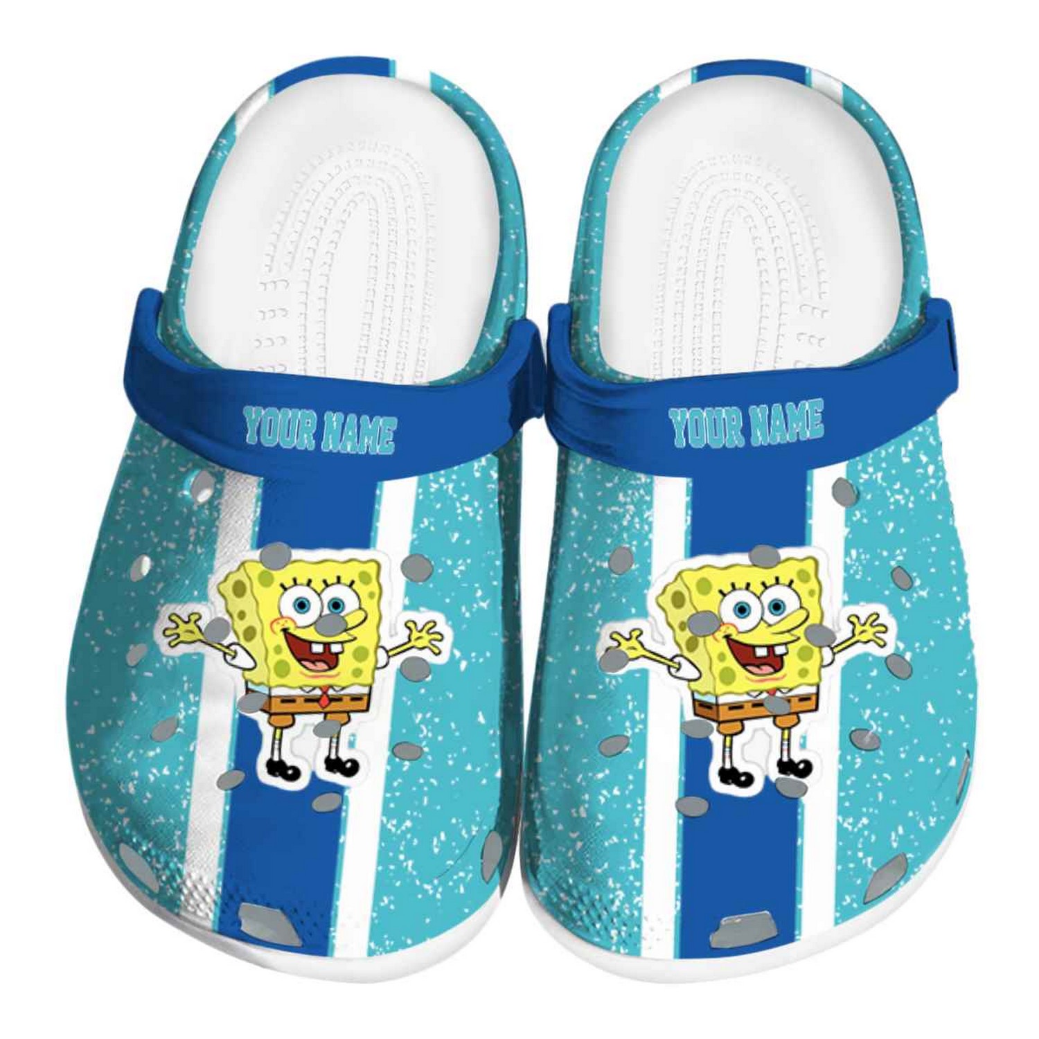 Spongebob Squarepants Cartoon Crocs Crocband Clogs Shoes Comfortable For Men Women and Kids