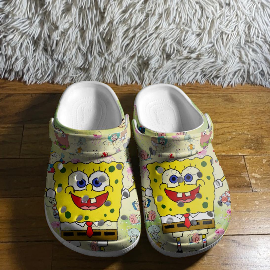 Spongebob Squarepants Cartoon Crocs Crocband Clogs Shoes Comfortable For Men Women and Kids - Image 6