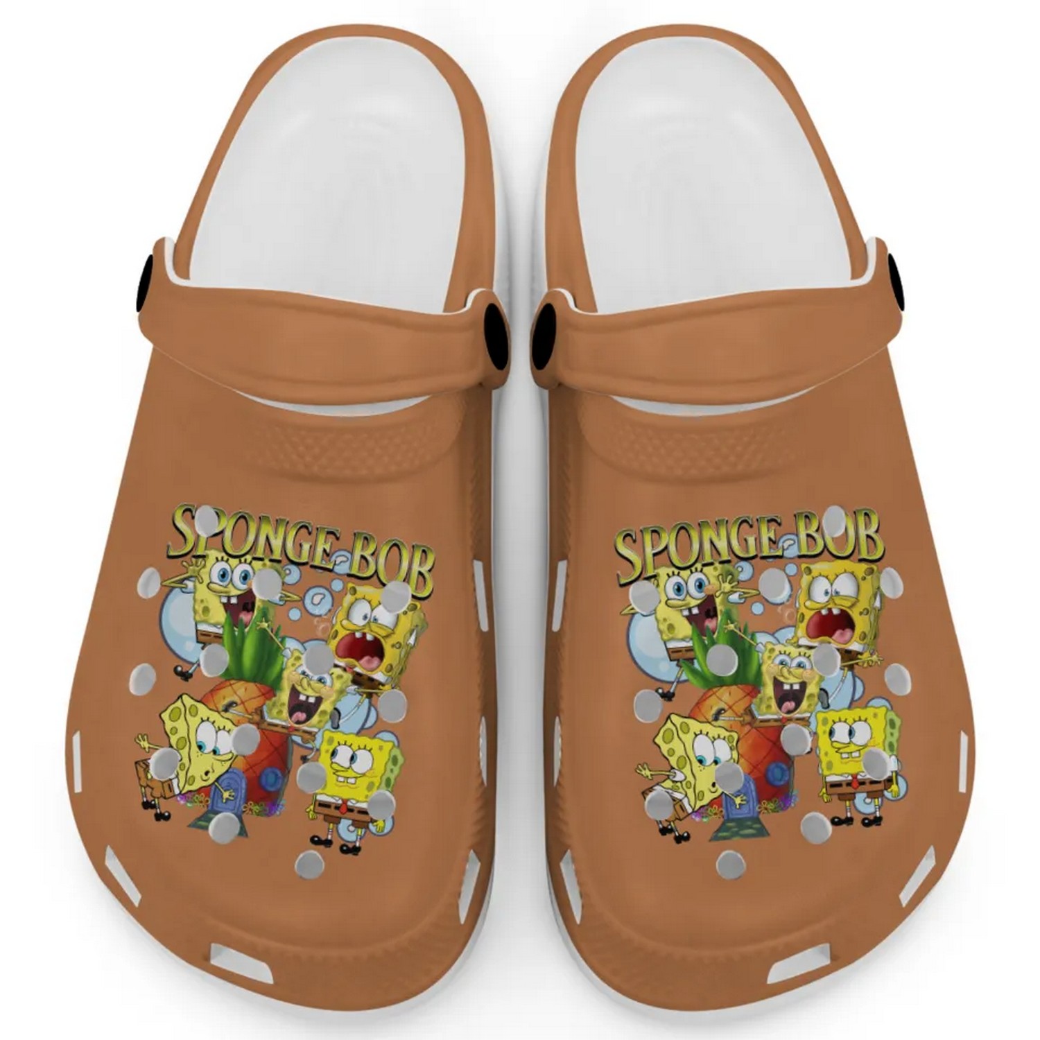 Spongebob Squarepants Cartoon Yam Crocs Crocband Clogs Shoes Comfortable For Men Women and Kids