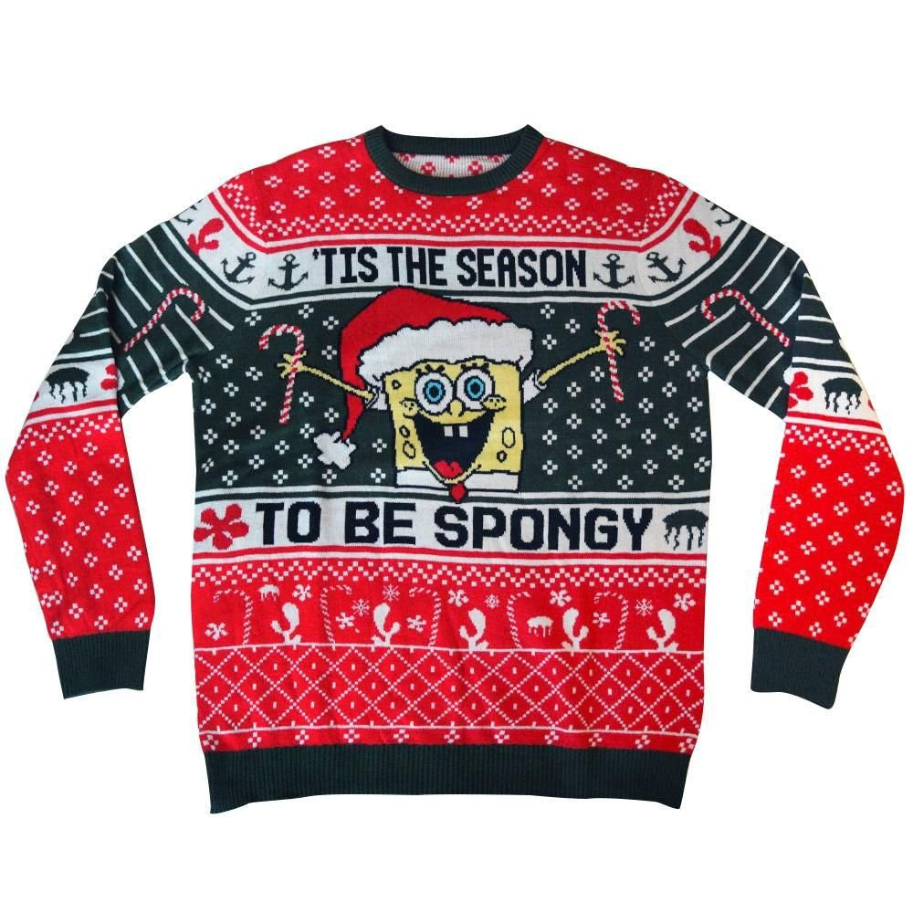 Spongebob Squarepants Ugly Christmas Sweater Adult 3D Funny Matching for family - Image 2